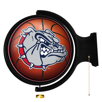 Gonzaga Bulldogs Round Basketball Rotating Wall Sign