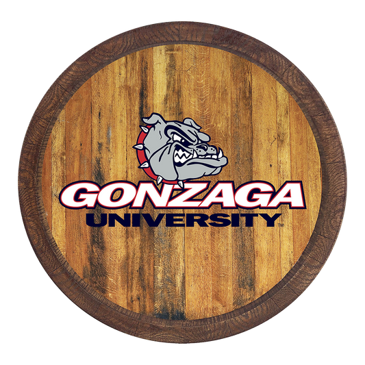 Gonzaga Bulldogs Barrel Top Sign