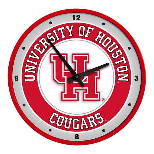 Houston Cougars Round Wall Clock