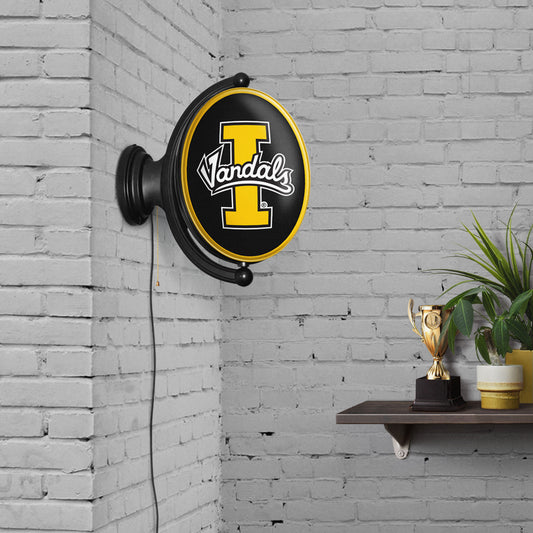 Idaho Vandals Oval Rotating Wall Sign Room View
