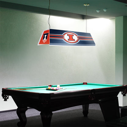 Illinois Fighting Illini Edge Glow Pool Table Light Room View