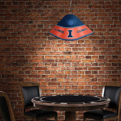 Illinois Fighting Illini Game Table Light Room View