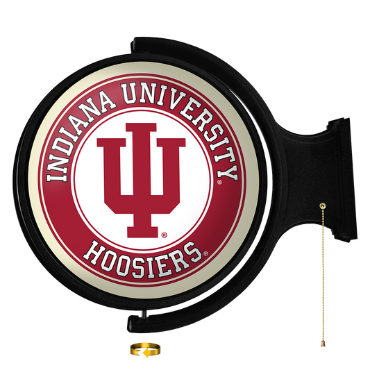 Indiana Hoosiers Round Rotating Wall Sign