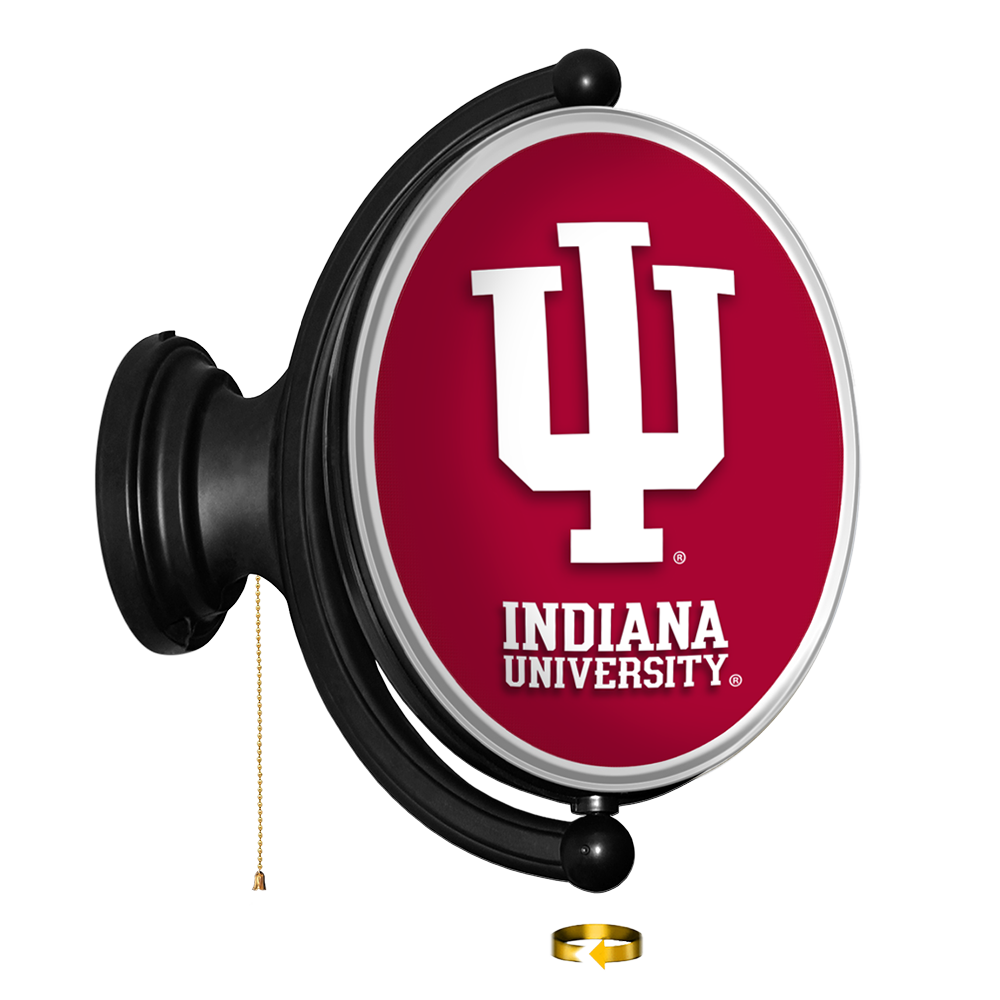 Indiana Hoosiers Oval Rotating Wall Sign