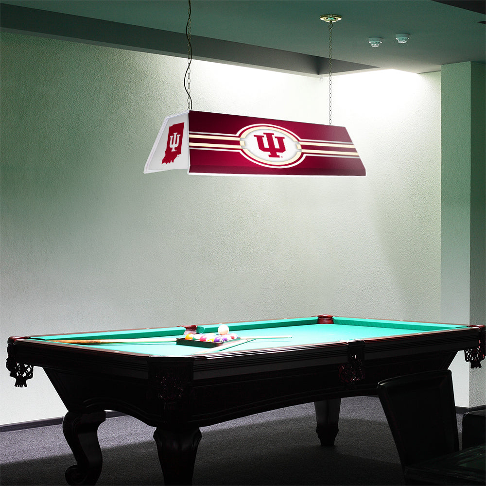 Indiana Hoosiers Edge Glow Pool Table Light Room View