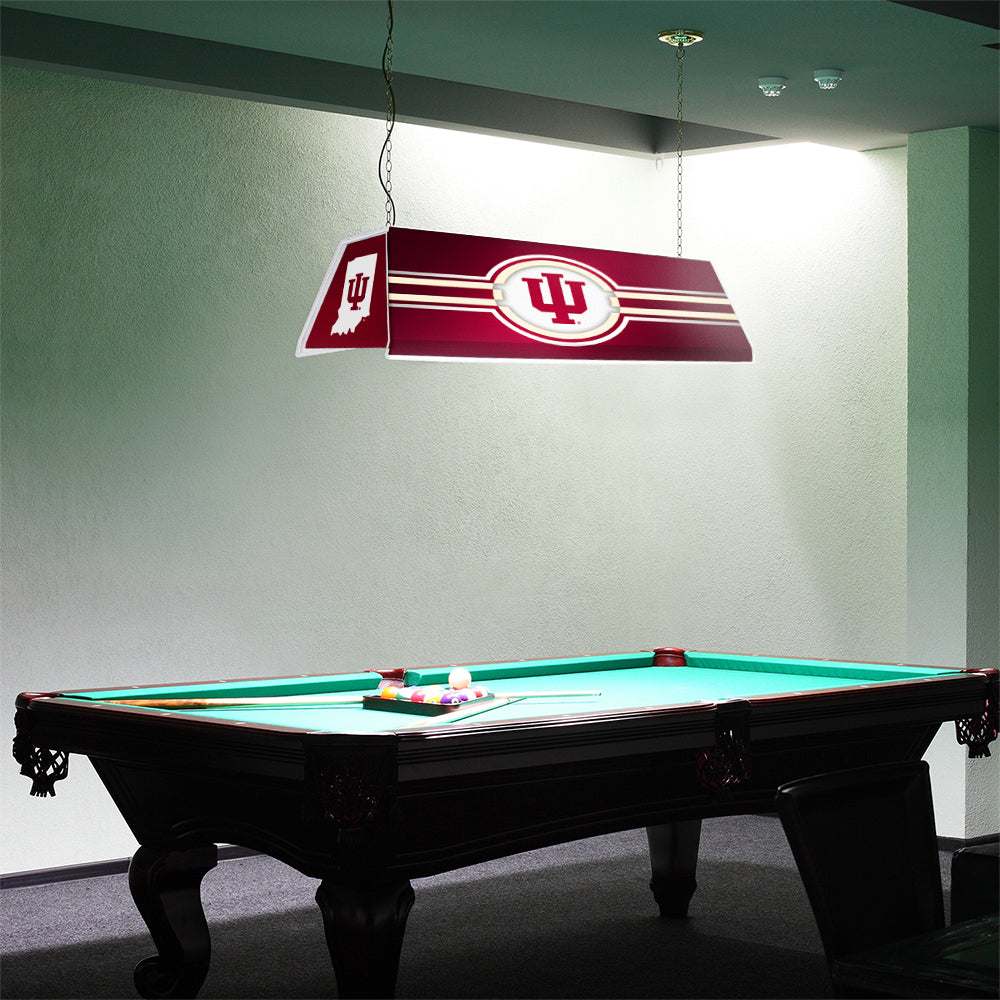 Indiana Hoosiers Edge Glow Pool Table Light Room View