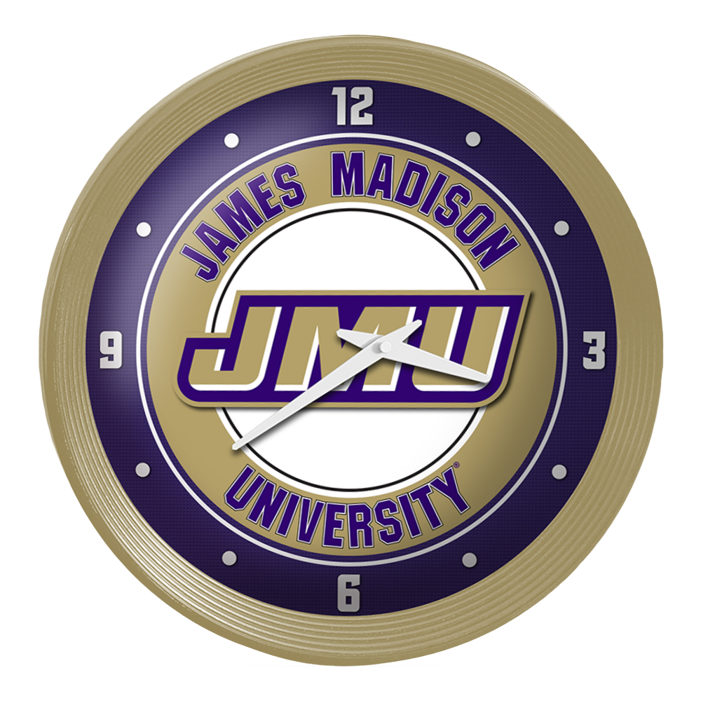 James Madison Dukes Ribbed Wall Clock