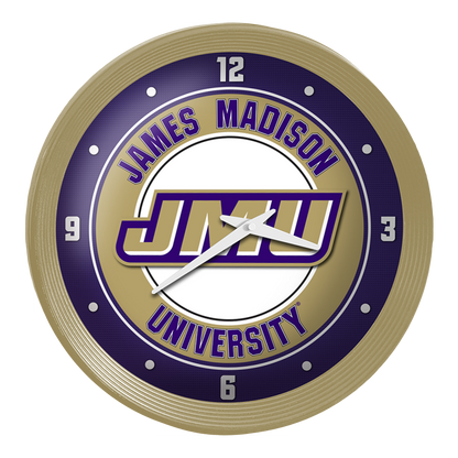 James Madison Dukes Ribbed Wall Clock