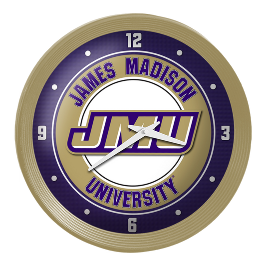 James Madison Dukes Ribbed Wall Clock