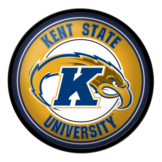 Kent State Golden Flashes Modern Disc Wall Sign