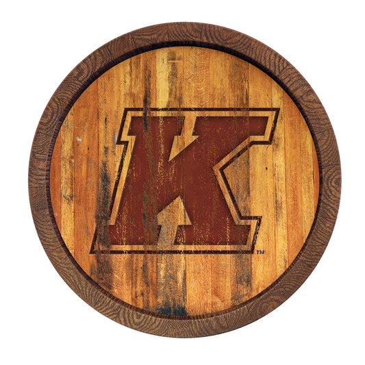 Kent State Golden Flashes Branded Barrel Top Sign