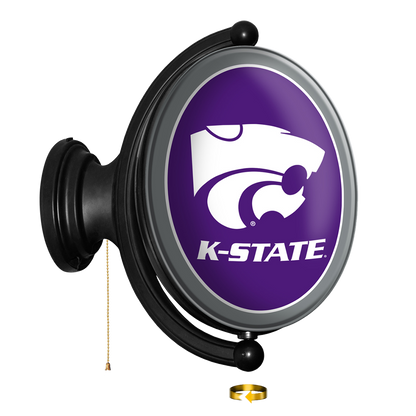 Kansas State Wildcats Oval Rotating Wall Sign