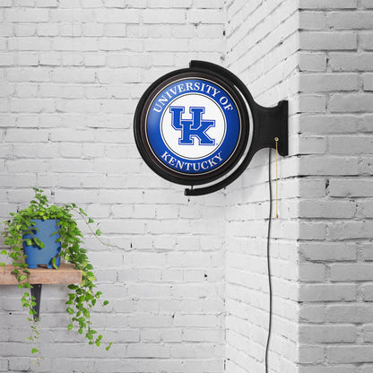 Kentucky Wildcats Round Rotating Wall Sign Room View