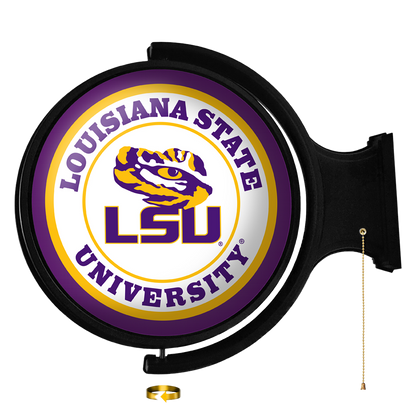 LSU Tigers Round Rotating Wall Sign