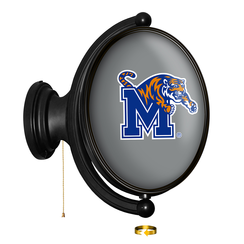 Memphis Tigers Oval Rotating Wall Sign