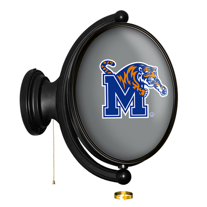 Memphis Tigers Oval Rotating Wall Sign