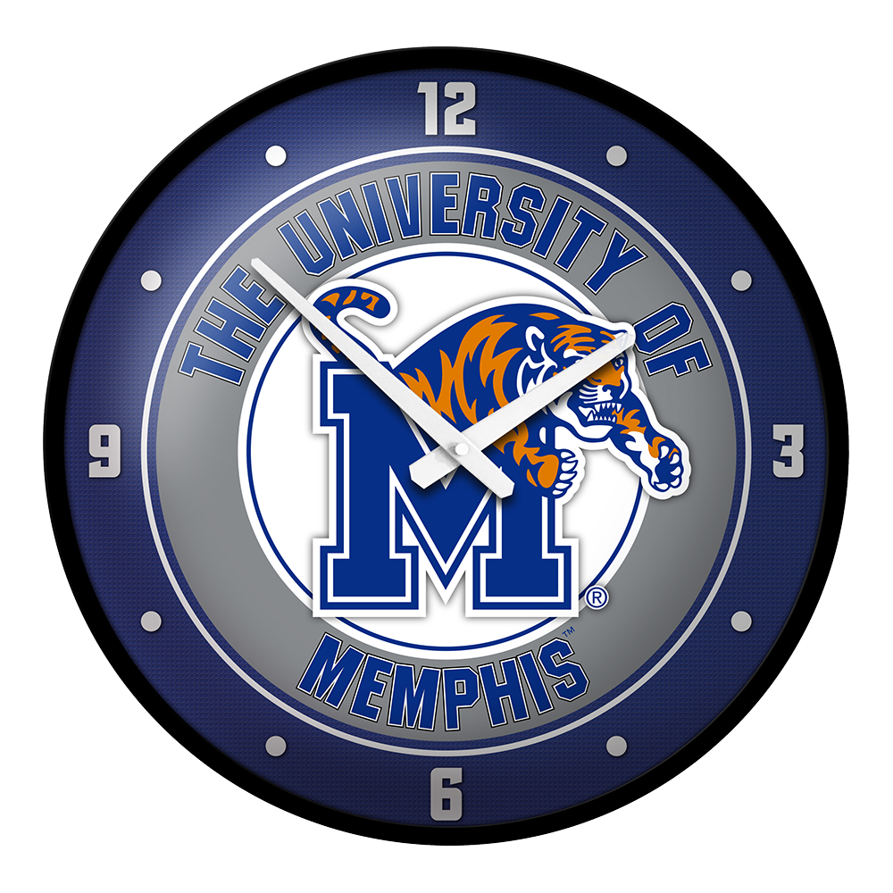 Memphis Tigers Round Wall Clock