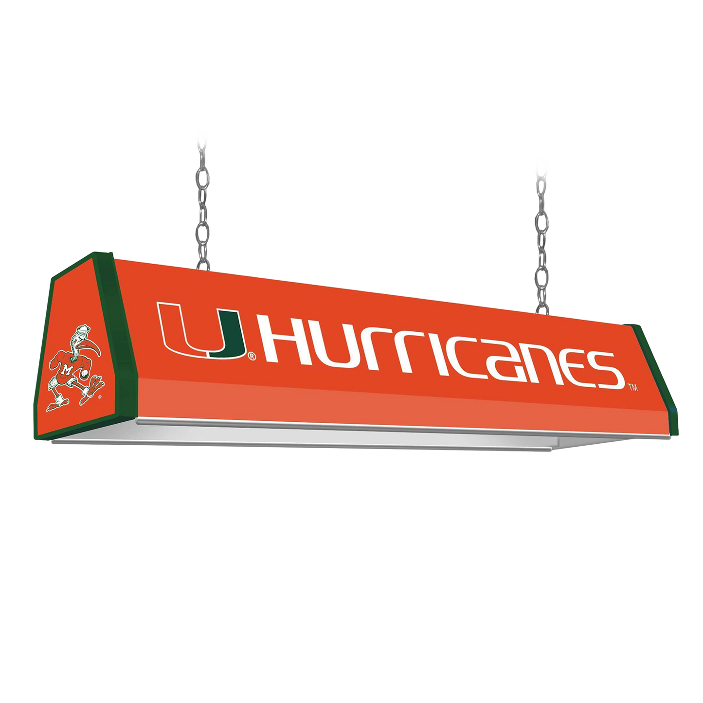 Miami Hurricanes Standard Pool Table Light