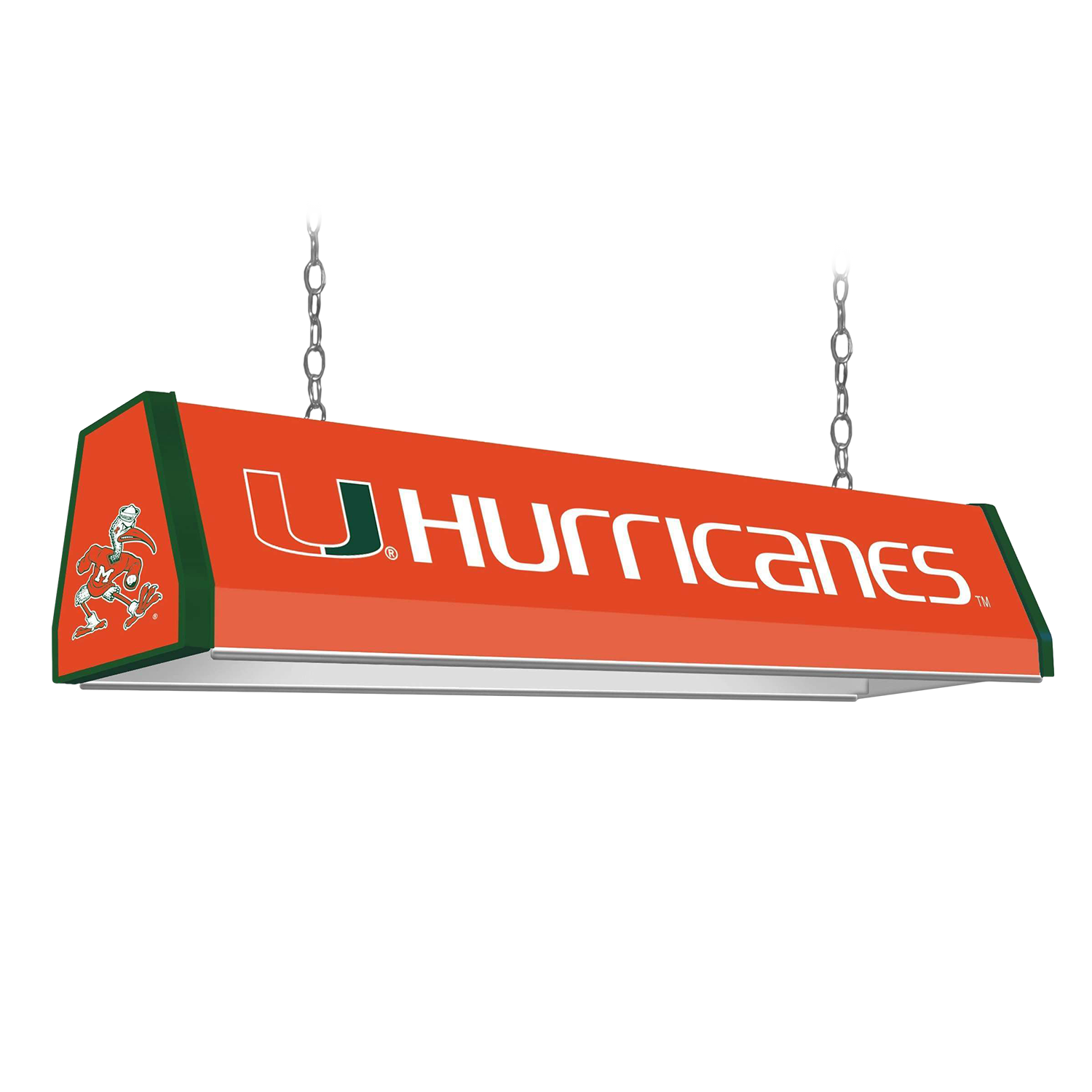 Miami Hurricanes Standard Pool Table Light