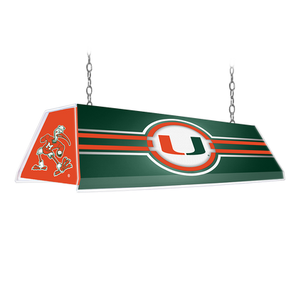 Miami Hurricanes Edge Glow Pool Table Light