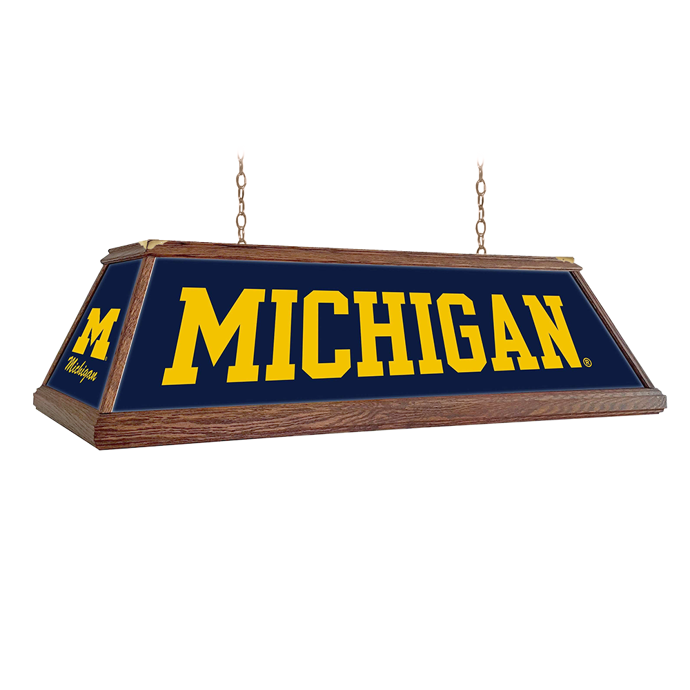 Michigan Wolverines Premium Pool Table Light