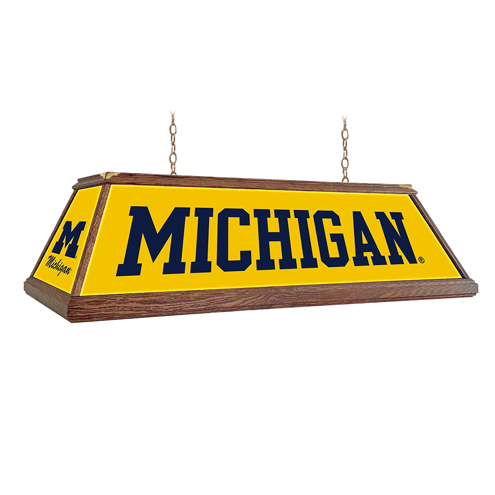 Michigan Wolverines Premium Pool Table Light