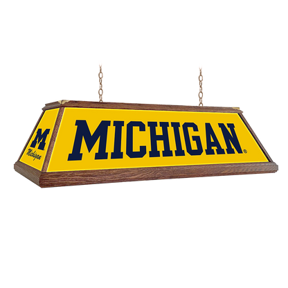 Michigan Wolverines Premium Pool Table Light