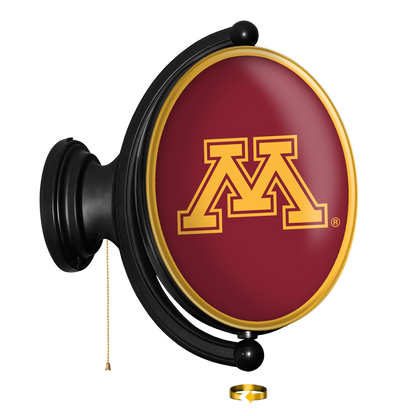 Minnesota Golden Gophers Oval Rotating Wall Sign