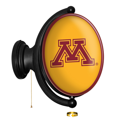 Minnesota Golden Gophers Oval Rotating Wall Sign