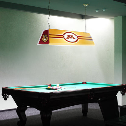 Minnesota Golden Gophers Edge Glow Pool Table Light Room View