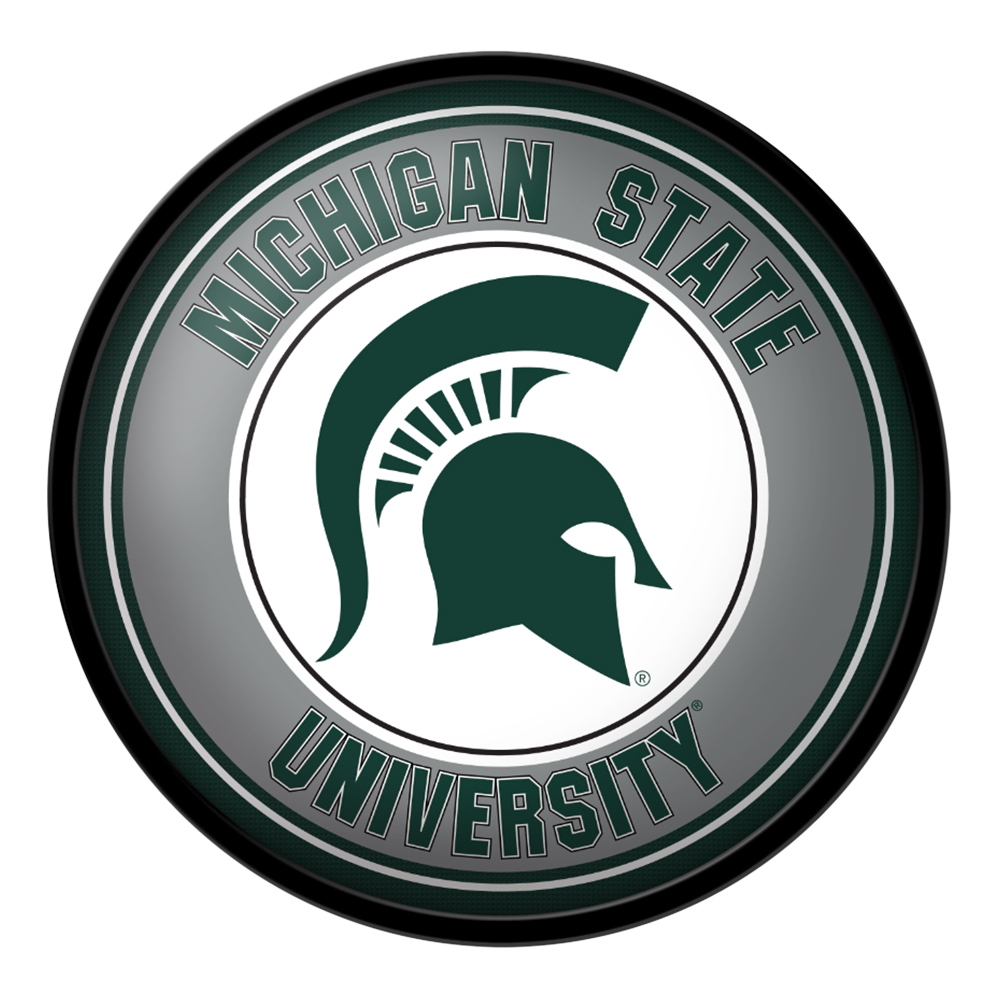 Michigan State Spartans Modern Disc Wall Sign