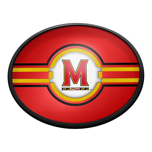 Maryland Terrapins Slimline Oval Lighted Wall Sign