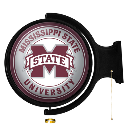 Mississippi State Bulldogs Round Rotating Wall Sign