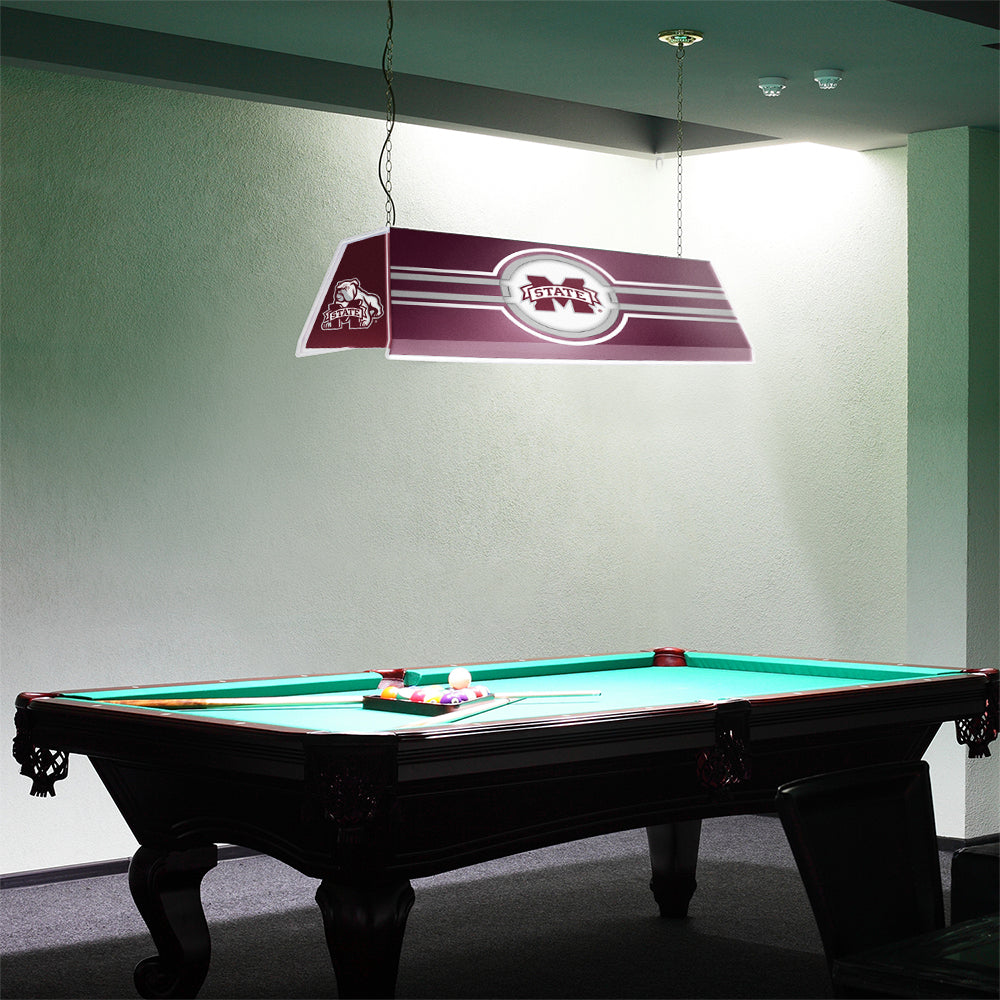 Mississippi State Bulldogs Edge Glow Pool Table Light Room View