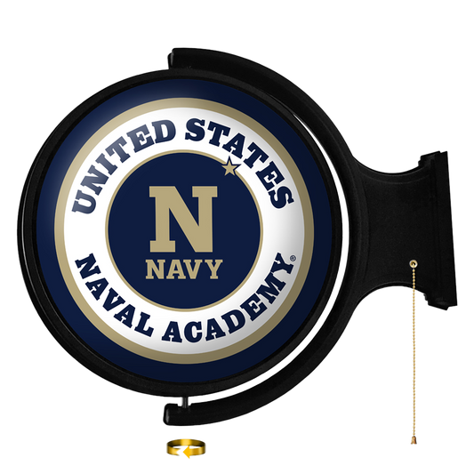 Navy Midshipmen Round Rotating Wall Sign