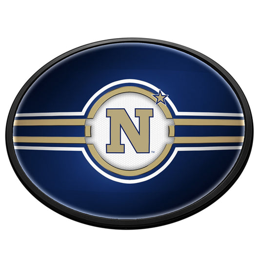 Navy Midshipmen Slimline Oval Lighted Wall Sign