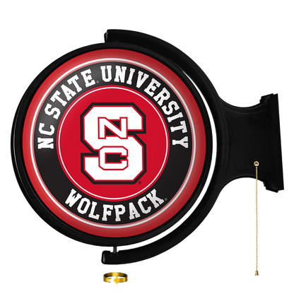 NC State Wolfpack Round Rotating Wall Sign