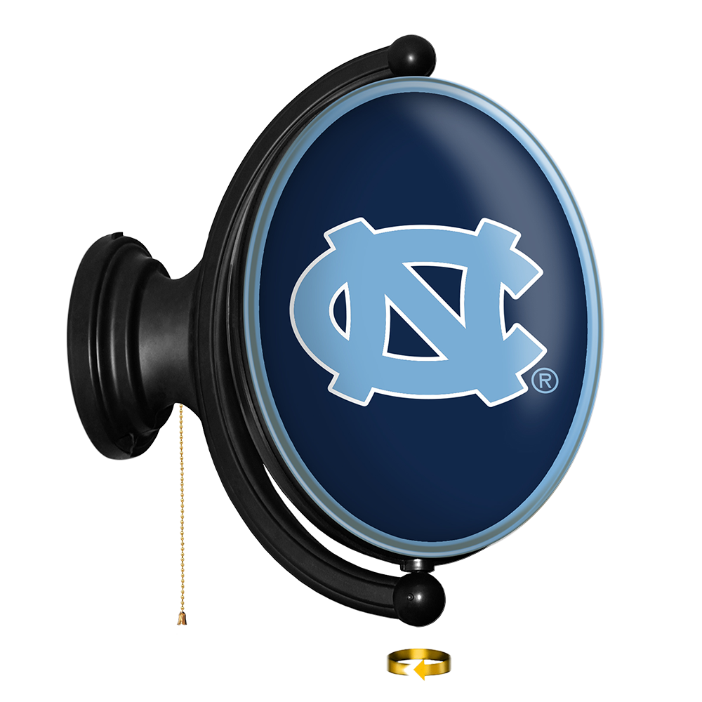 North Carolina Tar Heels Oval Rotating Wall Sign