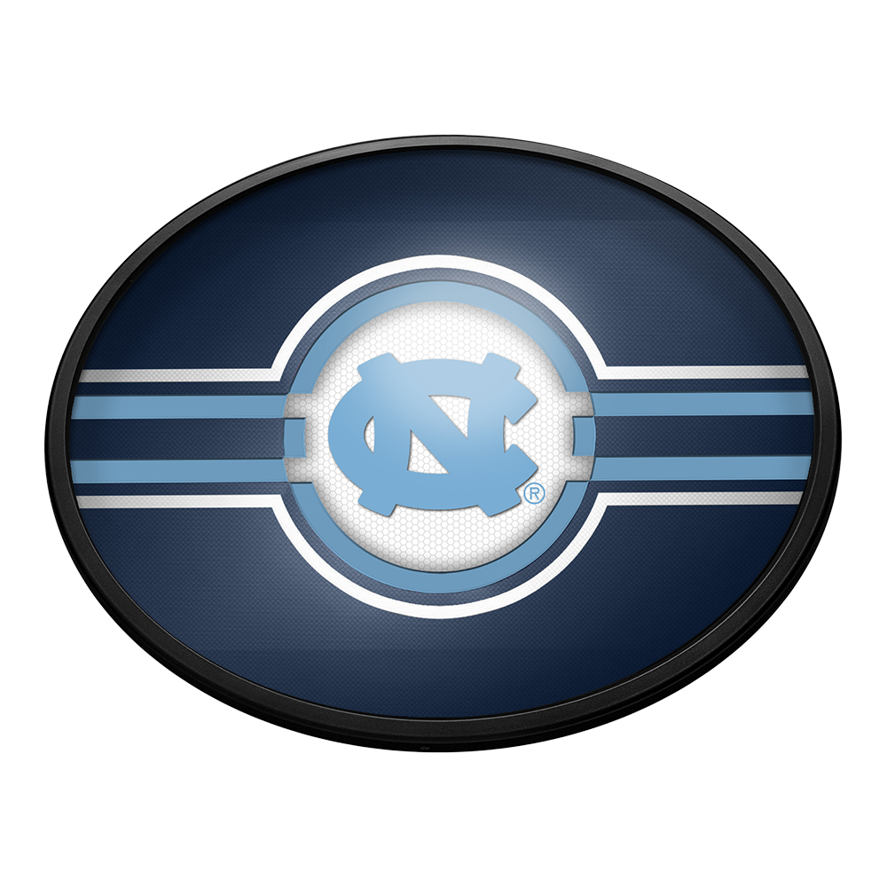 North Carolina Tar Heels Slimline Oval Lighted Wall Sign