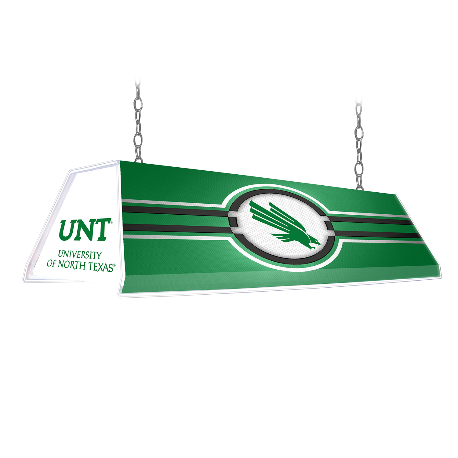 North Texas Mean Green Edge Glow Pool Table Light