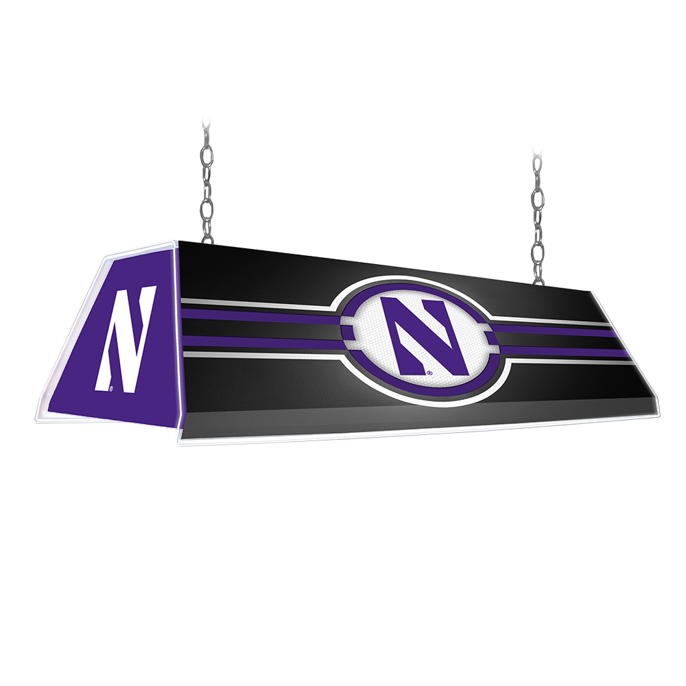 Northwestern Wildcats Edge Glow Pool Table Light