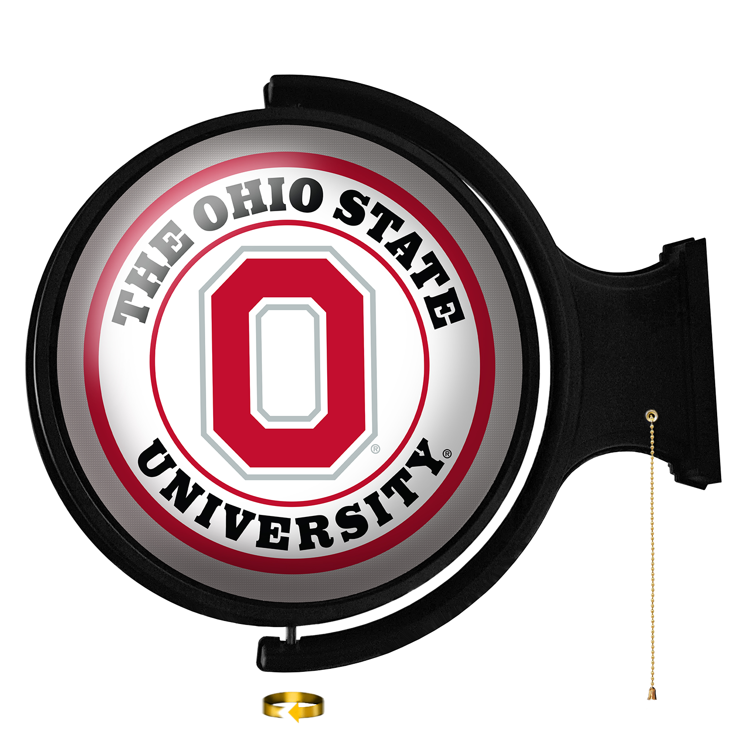Ohio State Buckeyes Round Rotating Wall Sign