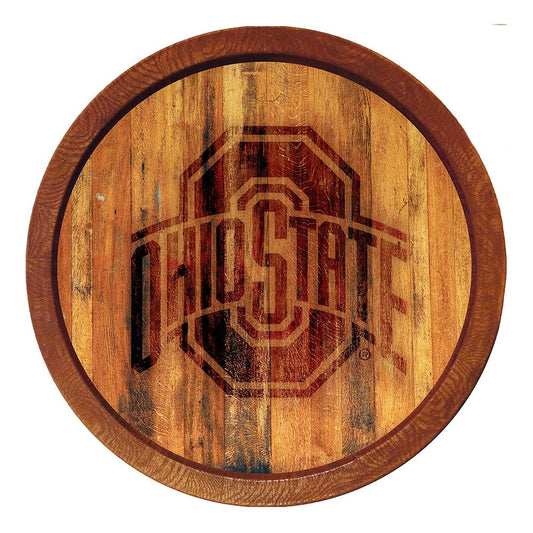 Ohio State Buckeyes Branded Barrel Top Sign