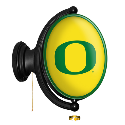 Oregon Ducks Oval Rotating Wall Sign