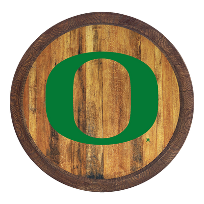 Oregon Ducks Barrel Top Sign