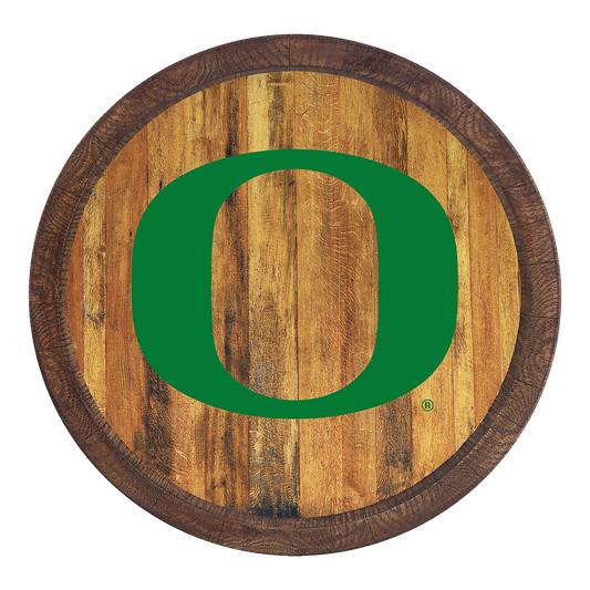 Oregon Ducks Barrel Top Sign