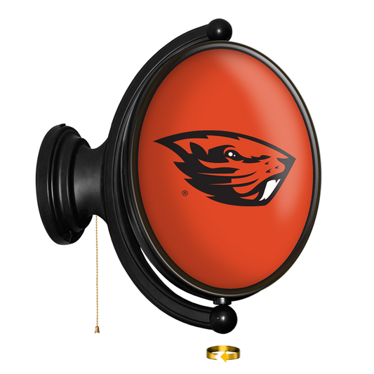 Oregon State Beavers Oval Rotating Wall Sign