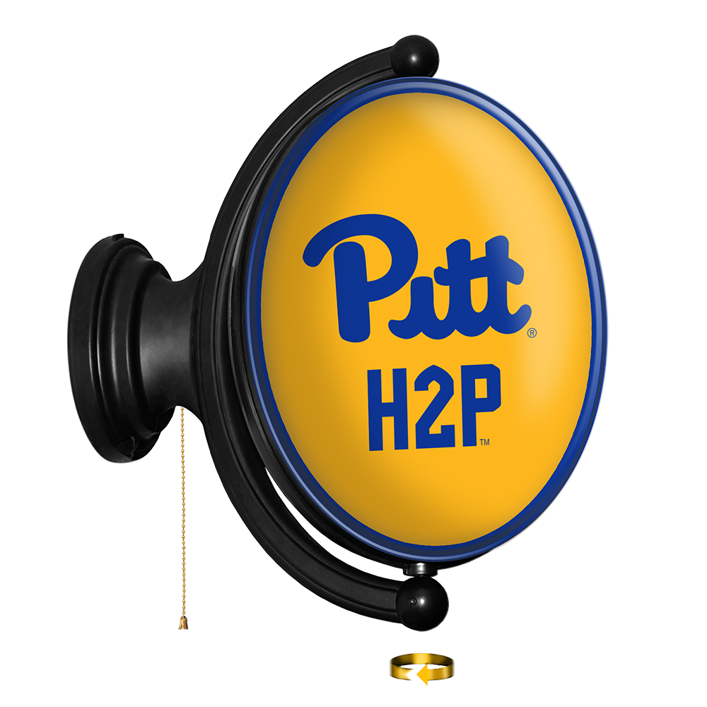 Pittsburgh Panthers Oval Rotating Wall Sign