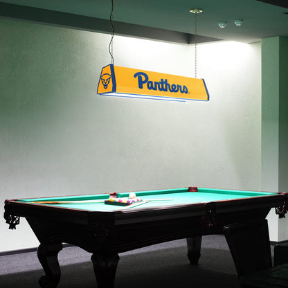 Pittsburgh Panthers Standard Pool Table Light Room View