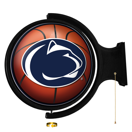 Penn State Nittany Lions Round Basketball Rotating Wall Sign